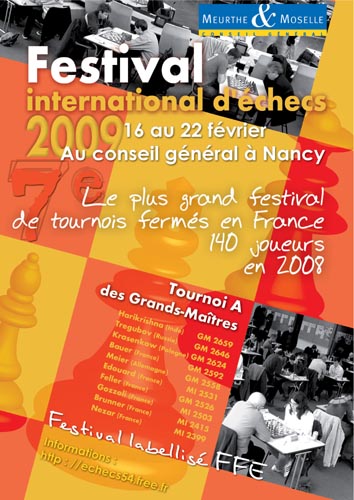 english  22e Festival International d'Echecs du conseil départemental de  Meurthe-et-Moselle à Nancy : 17-18 FEVRIER 2024